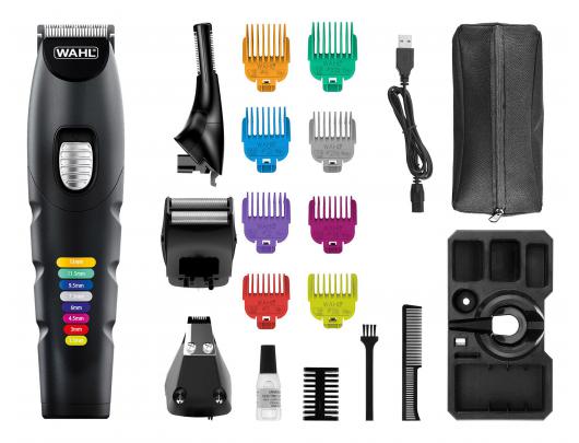 Kirpimo rinkinys WAHL 09893.0464 Color Trim Advanced, belaidis, USB