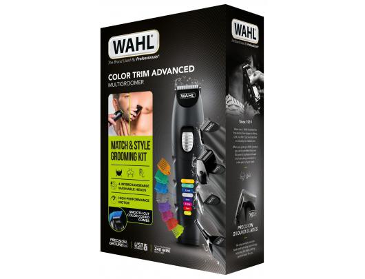 Kirpimo rinkinys WAHL 09893.0464 Color Trim Advanced, belaidis, USB
