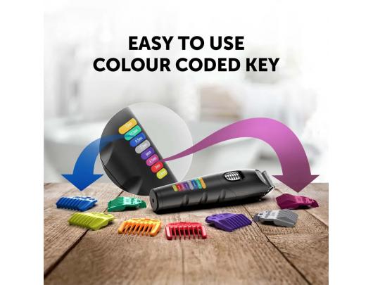 Kirpimo rinkinys WAHL 09893.0464 Color Trim Advanced, belaidis, USB