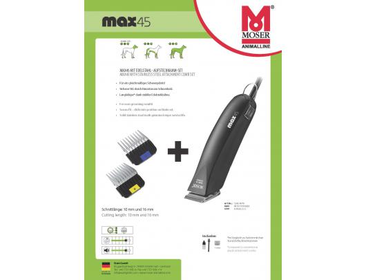 Plaukų kirpimo mašinėlė gyvūnams MOSER 1245-0077 MAX45