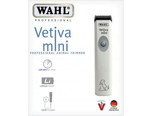 Plaukų kirpimo mašinėlė gyvūnams WAHL 1584-0481 Vetiva mini