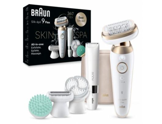 Epiliatorius BRAUN SES9-481 3D Flex Silk epil 9 + BS1000 kūno plaukų kirptuvas