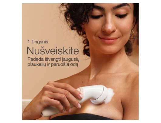 Epiliatorius BRAUN SES9-481 3D Flex Silk epil 9 + BS1000 kūno plaukų kirptuvas