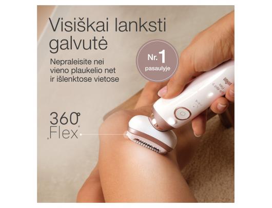 Epiliatorius BRAUN SES9-011 3D Flex Silk epil 9