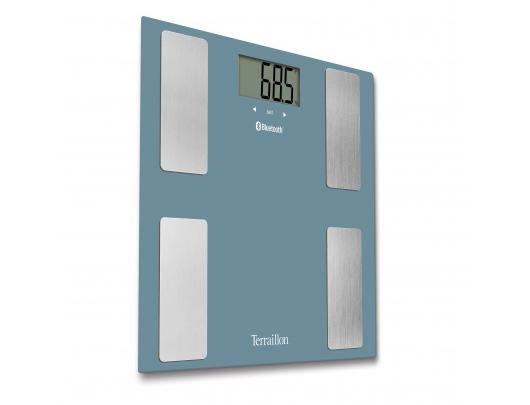 Svarstyklės TERRAILLON 14874 Smart Connect  Blue, kūno analizatorius, KMI, Bluetooth, 160kg /100g.