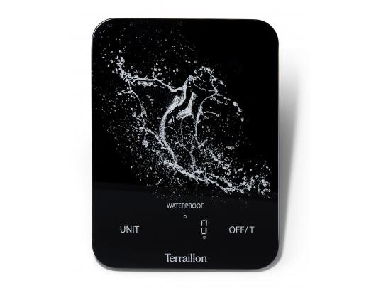 Virtuvinės svarstyklės TERRAILLON 15307 Aqua Resist,  15kg /1g., IP67