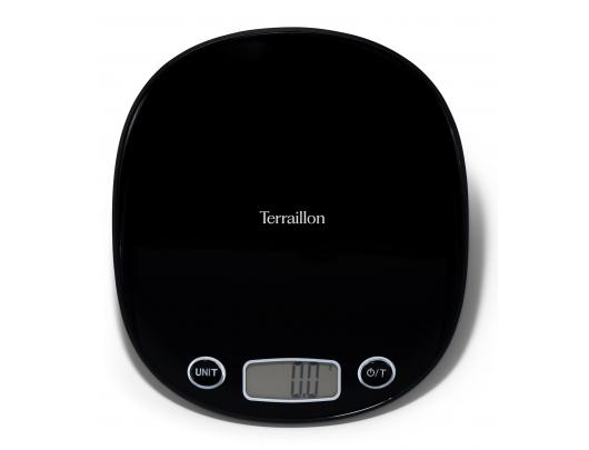 Virtuvinės svarstyklės TERRAILLON 15249 Macaron+ Noir Intense, 5kg /0,5g./1g.