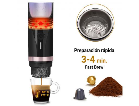 Nešiojamas akumuliatorinis espresso aparatas BOJ 05204504 GIRO juodas