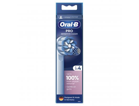 Dantų šepetėlio antgaliai ORAL-B EB 60RX-4 Sensitive Clean Pro X-filaments