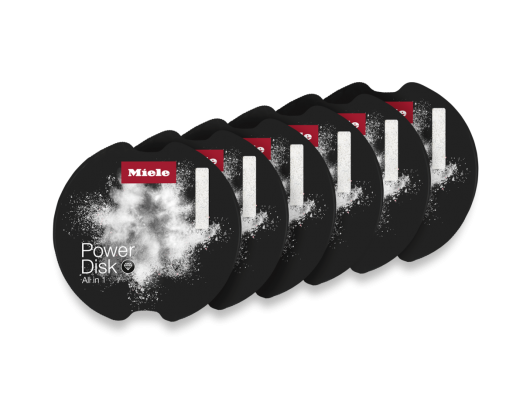 Miltelių granulės indaplovėms MIELE 12176830 PowerDisk (400g x 6vnt rinkinys)