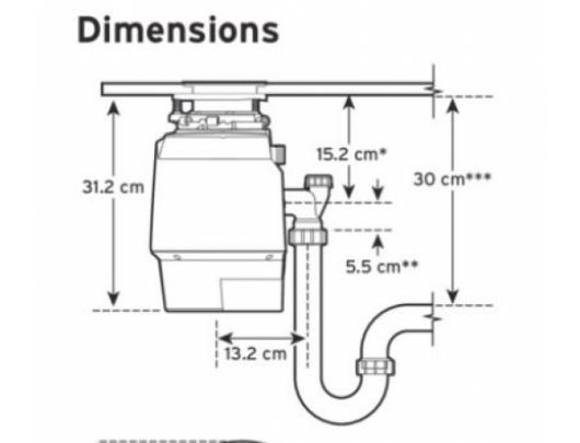 Maisto atliekų smulkintuvas ISE P700 SR-2 A/S (80382T)