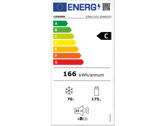 Įmontuojamas šaldytuvas-šaldiklis LIEBHERR ICBNci 5153 Prime BioFresh NoFrost