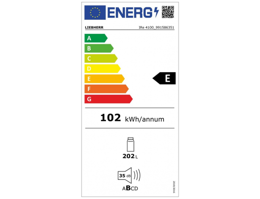 Įmontuojamas šaldytuvas LIEBHERR IRe 4100 (II)