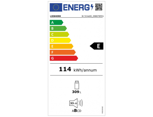 Įmontuojamas šaldytuvas LIEBHERR IRe 5100 (II)