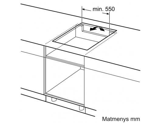 Indukcinė kaitlentė BOSCH PXE601DC1E