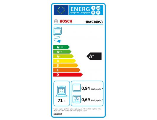 Orkaitė BOSCH HBA534BS3