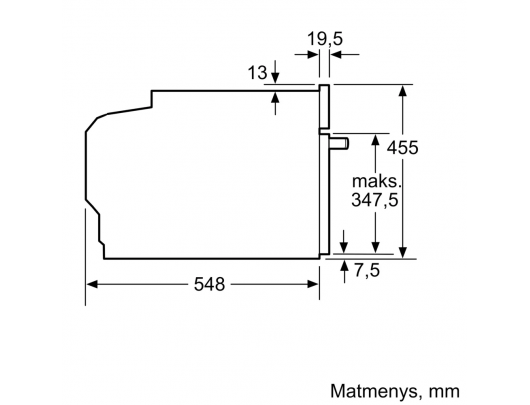 Orkaitė BOSCH CMG7241B1