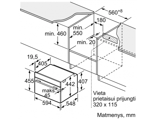Orkaitė BOSCH CMG7241B1