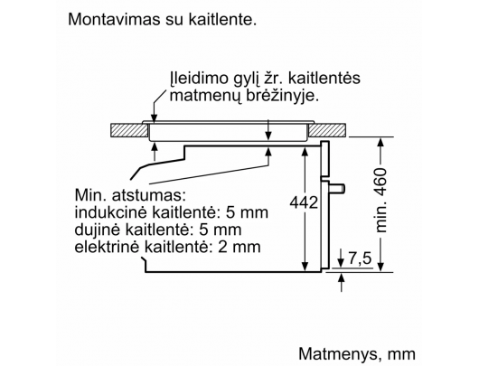 Orkaitė BOSCH CMG7241B1