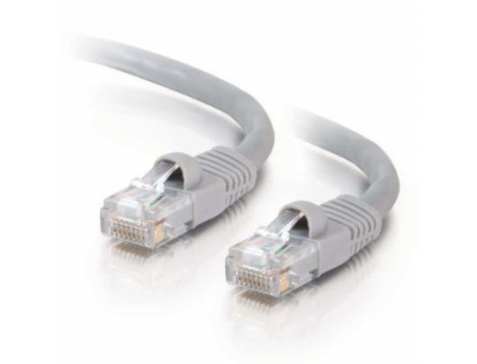 LAN kabelis Digitus Patch cord 1 m, Grey, Cat5e, U/UTP (UTP)