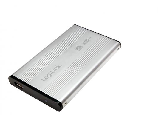 2.5" disko dėžutė Logilink Enclosure 2.5 inch S-ATA HDD USB 2.0 Alu 2.5", SATA, USB 2.0