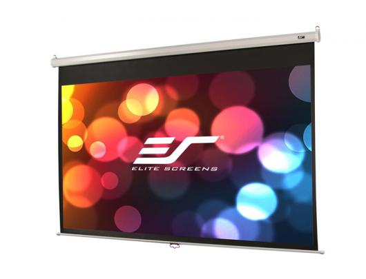 Projektoriaus ekranas Elite Screens Manual Series M136XWS1 Diagonal 136 ", 1:1, Viewable screen width (W) 244 cm, White