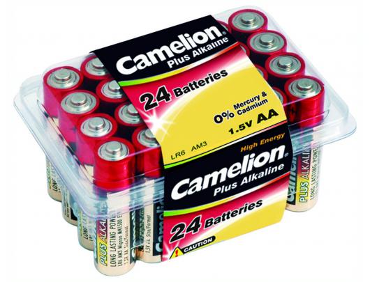 Baterijos Camelion LR6-PB24 AA/LR6, Plus Alkaline, 24 vnt