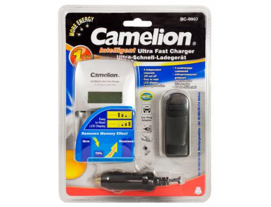 Įkroviklis Camelion Ultra Fast Battery Charger BC-0907 1-4 AA/AAA Ni-MH Batteries, Pulse Charging Technology