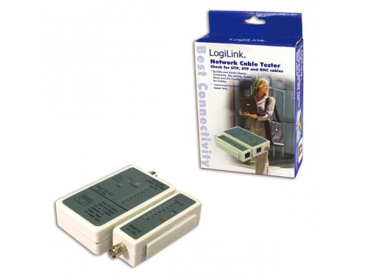 Tinklo kabelių testeris Logilink Network Cable Tester