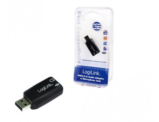 USB audio adapteris Logilink 5.1 sound effect