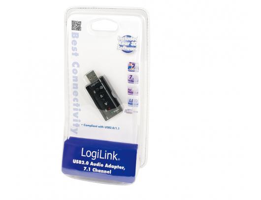 USB audio adapteris Logilink 7.1 sound effect