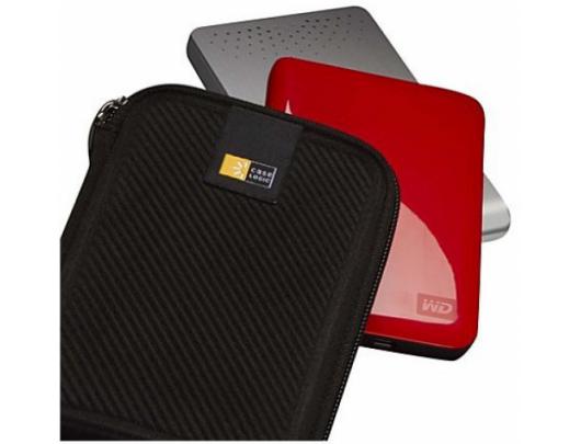 Case Logic Portable Hard Drive Case Black, Molded EVA Foam