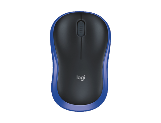 Belaidė pelė Logitech Mouse M185 Wireless, Blue/ black