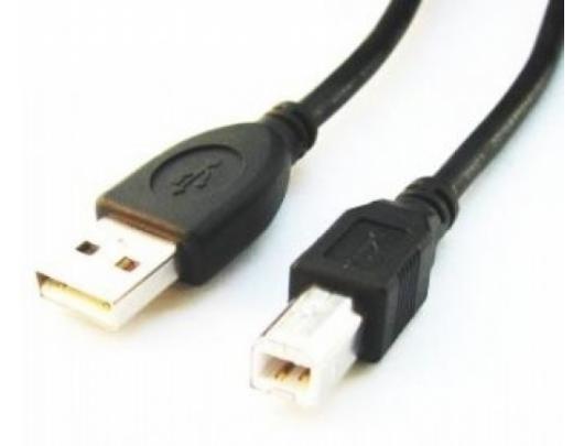 Kabelis Cablexpert CCP-USB2-AMBM-6 1.8 m, Black, USB 2.0 A-plug B-plug cable