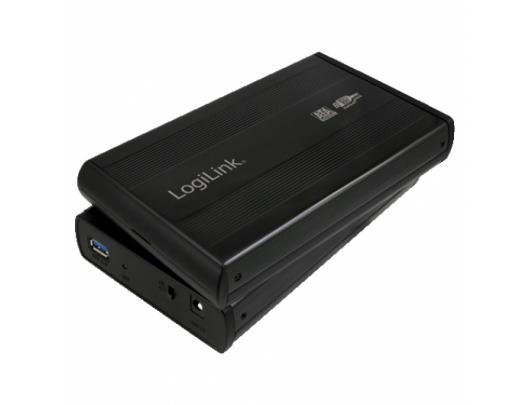 3.5" disko dėžutė Logilink Storage enclosure Enclosure 3,5 Inch S-SATA HDD USB 3.0 Alu Hard drive 3.5" SATA 3Gb/s USB 3.0