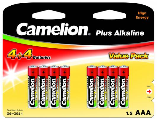 Baterijos Camelion AAA/LR03, Plus Alkaline, 8 vnt
