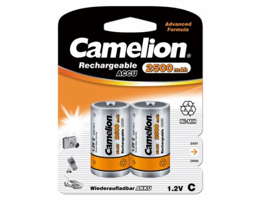 Baterijos Camelion C/HR14, 2500 mAh, įkraunamos Ni-MH, 2 vnt