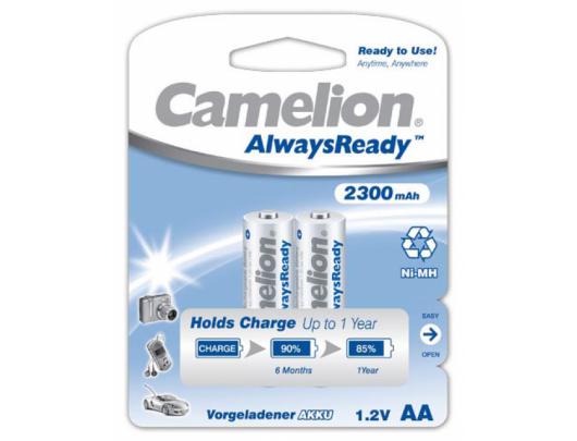 Baterijos Camelion AA/HR6, 2300 mAh, AlwaysReady įkraunamos Ni-MH, 2 vnt