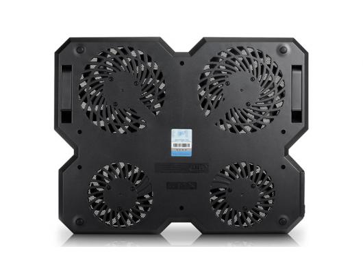 Stovas-aušintuvas deepcool Multicore x6 Notebook cooler up to 15.6" 	900g g, 380X295X24mm mm, Black