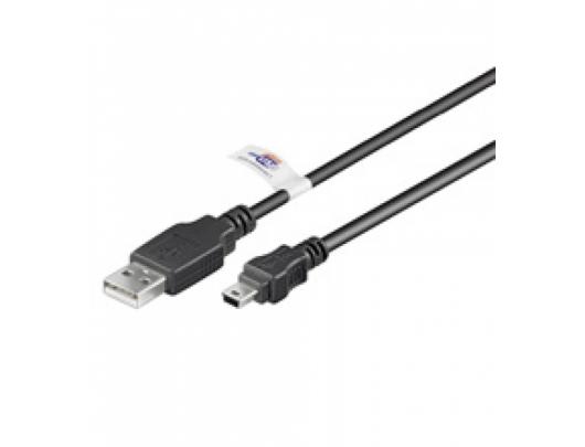 USB kabelis Logilink 1.8 m Juodas