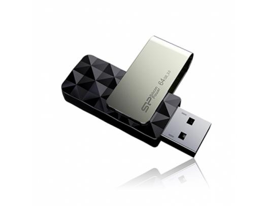 USB raktas Silicon Power Blaze B30 16GB USB 3.0 Black