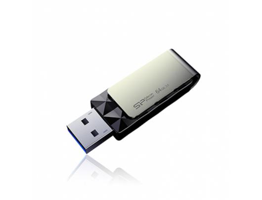 USB raktas Silicon Power Blaze B30 64GB USB 3.0 Black