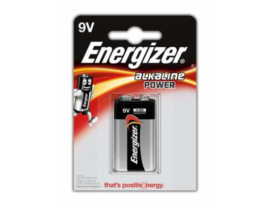 Baterijos Energizer 9V/6LR61, Alkaline Power, 1 vnt