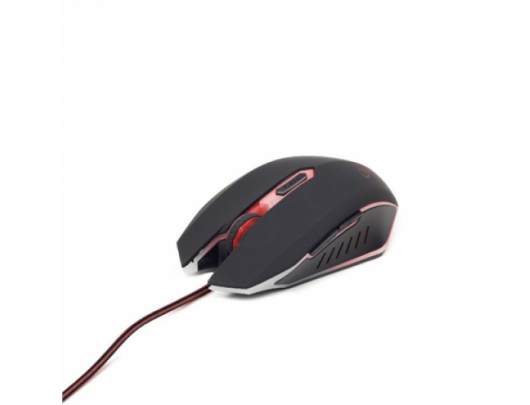 Žaidimų pelė Gembird Gaming mouse, Black/red, MUSG-001-G, USB