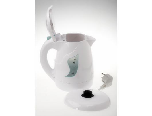 Virdulys Adler AD 08 Standard kettle, Plastic, White, 850 W, 1 L, 360° rotational base