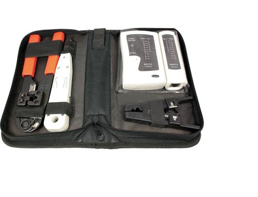 Tinklo įrankių rinkinys Logilink Network tool/tester kit Su krepšiu
