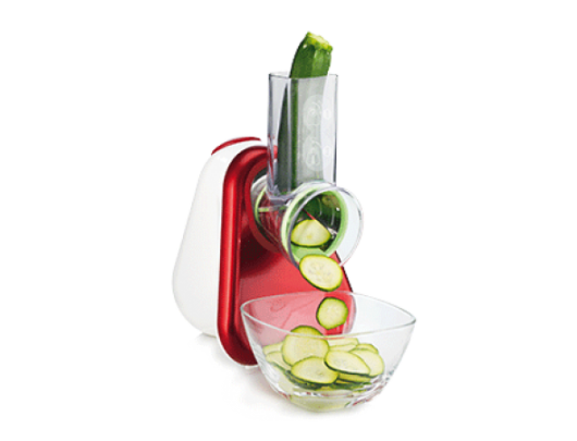 Pjaustyklė TEFAL Electric grater Fresh Express+ 200 W White/ruby red