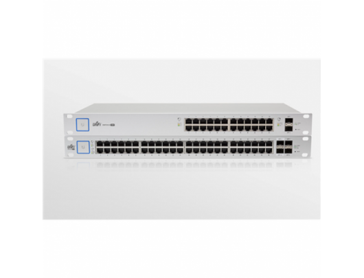 Komutatorius Ubiqui Ubiquiti Unifi Switch US-48-500W PoE 802.3 af/at/passive, Managed, Rack mountable, 1 Gbps (RJ-45) ports quantity 48, SFP ports quantity 2, SFP+ ports quantity 2