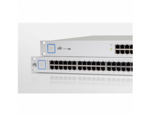Komutatorius Ubiqui Ubiquiti Unifi Switch US-48-500W PoE 802.3 af/at/passive, Managed, Rack mountable, 1 Gbps (RJ-45) ports quantity 48, SFP ports quantity 2, SFP+ ports quantity 2