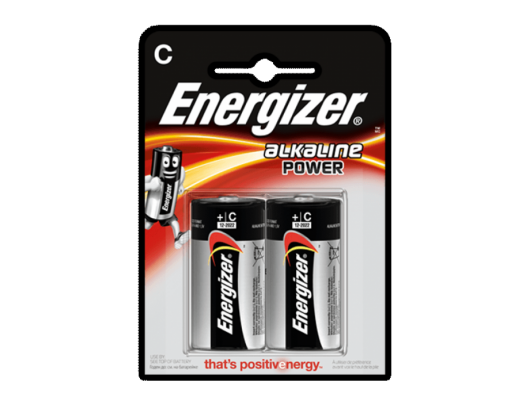 Baterijos Energizer C/LR14, Alkaline Power, 2 vnt